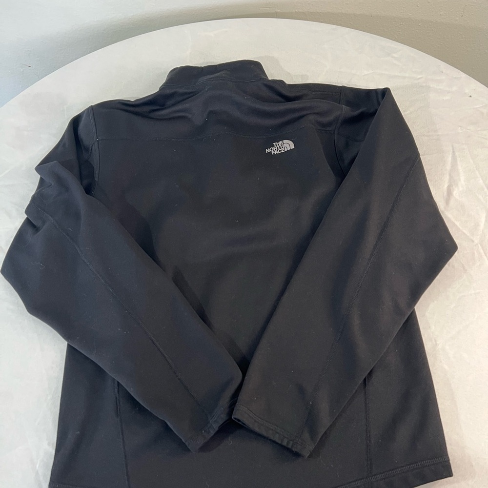 The North Face Mens Small Black 1/4 Zip Pullover Jacket Fleece Lightweight - Picture 5 of 6